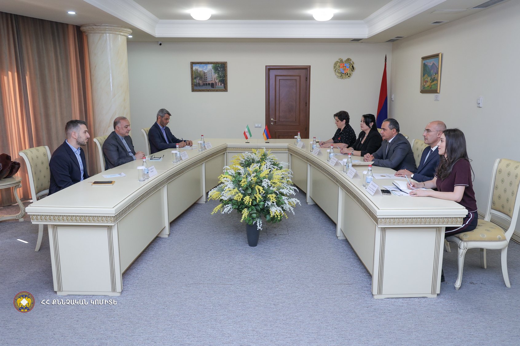 The Chairman of the Investigative Committee Artur Poghosyan Received the Ambassador of Iran to the RA